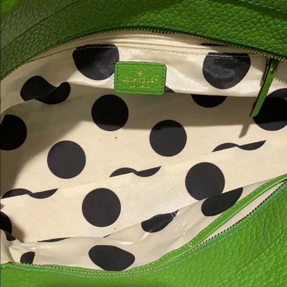 Genuine leather Kate spade lime green bag - Picture 3 of 4